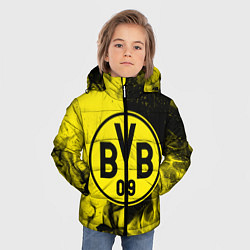 Куртка зимняя для мальчика BORUSSIA, цвет: 3D-черный — фото 2