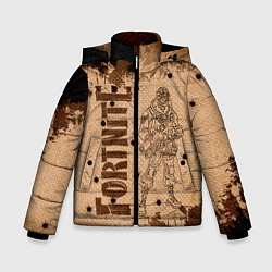 Куртка зимняя для мальчика Fortnite, цвет: 3D-красный