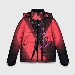 Куртка зимняя для мальчика Lover of Reyna, цвет: 3D-черный