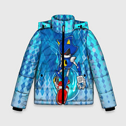 Куртка зимняя для мальчика Metal Sonic, цвет: 3D-черный