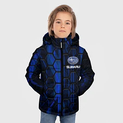 Куртка зимняя для мальчика SUBARU, цвет: 3D-светло-серый — фото 2
