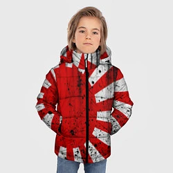 Куртка зимняя для мальчика ЯПОНСКИЙ ФЛАГ, цвет: 3D-красный — фото 2