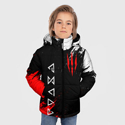 Куртка зимняя для мальчика The Witcher, цвет: 3D-красный — фото 2