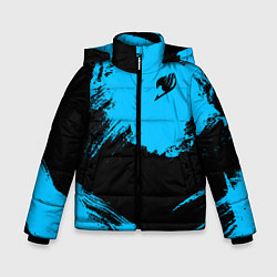 Куртка зимняя для мальчика Fairy Tail, цвет: 3D-черный