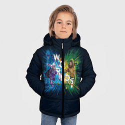 Куртка зимняя для мальчика WORLD COLLIDE, цвет: 3D-красный — фото 2
