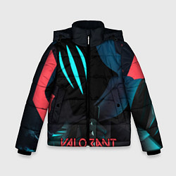 Куртка зимняя для мальчика VALORANT OMEN, цвет: 3D-светло-серый
