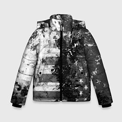 Куртка зимняя для мальчика США, цвет: 3D-светло-серый