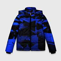 Куртка зимняя для мальчика 3D ABSTRACT, цвет: 3D-черный