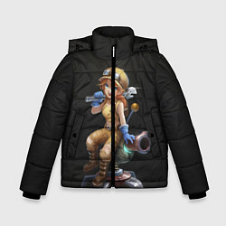 Куртка зимняя для мальчика Brawl Stars Jassie, цвет: 3D-черный