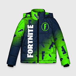 Куртка зимняя для мальчика FORTNITE ФОРТНАЙТ, цвет: 3D-черный