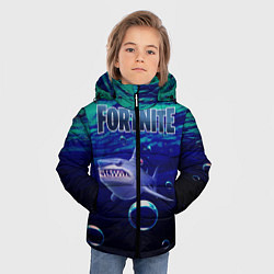 Куртка зимняя для мальчика Loot Shark Fortnite, цвет: 3D-светло-серый — фото 2