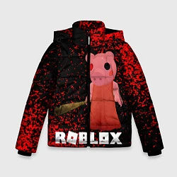 Куртка зимняя для мальчика Roblox Piggy, цвет: 3D-черный
