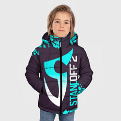 Куртка зимняя для мальчика STANDOFF 2 СТАНДОФФ 2, цвет: 3D-светло-серый — фото 2