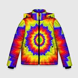 Куртка зимняя для мальчика Tie-Dye, цвет: 3D-красный