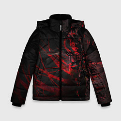 Куртка зимняя для мальчика DIGITAL 3D, цвет: 3D-красный