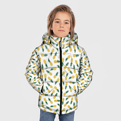 Куртка зимняя для мальчика Ананасы, цвет: 3D-красный — фото 2