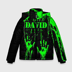Куртка зимняя для мальчика Давид, цвет: 3D-черный
