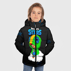 Куртка зимняя для мальчика Leon Brawl Stars, цвет: 3D-черный — фото 2