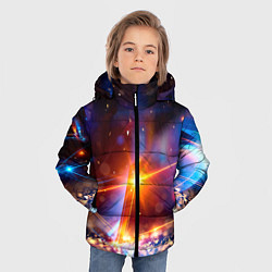 Куртка зимняя для мальчика Geometry light, цвет: 3D-светло-серый — фото 2