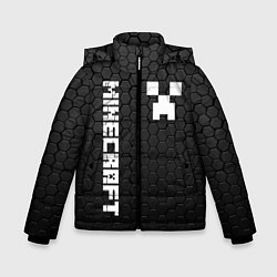 Куртка зимняя для мальчика MINECRAFT МАЙНКРАФТ, цвет: 3D-черный
