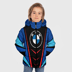 Куртка зимняя для мальчика БМВ, цвет: 3D-черный — фото 2