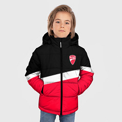 Куртка зимняя для мальчика DUCATI, цвет: 3D-черный — фото 2