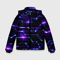 Куртка зимняя для мальчика Технологии будущее нано броня, цвет: 3D-черный