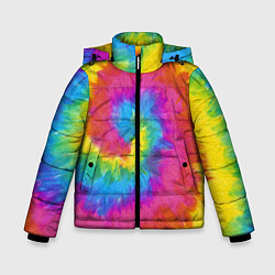 Куртка зимняя для мальчика ХИППИ, цвет: 3D-черный