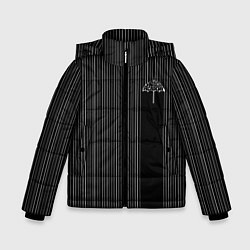 Куртка зимняя для мальчика The umbrella academy Z, цвет: 3D-черный
