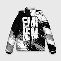 Куртка зимняя для мальчика Eminem, цвет: 3D-черный