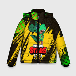 Куртка зимняя для мальчика Brawl STARS, цвет: 3D-черный