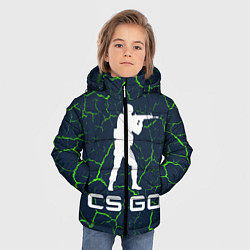Куртка зимняя для мальчика CS GO КС ГО, цвет: 3D-красный — фото 2