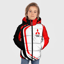 Куртка зимняя для мальчика Mitsubishi EVO Uniform, цвет: 3D-светло-серый — фото 2