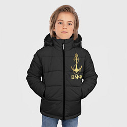 Куртка зимняя для мальчика ВМФ С праздником, цвет: 3D-черный — фото 2