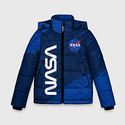 Куртка зимняя для мальчика NASA НАСА, цвет: 3D-светло-серый