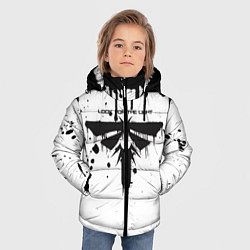 Куртка зимняя для мальчика The last of us подтеки, цвет: 3D-черный — фото 2