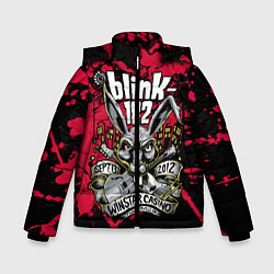 Куртка зимняя для мальчика Blink 182, цвет: 3D-черный