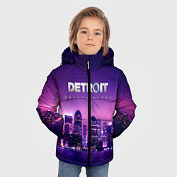 Куртка зимняя для мальчика Detroit Become Human S, цвет: 3D-светло-серый — фото 2