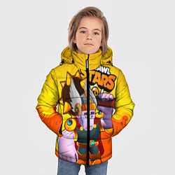 Куртка зимняя для мальчика Brawl Stars Фрэнк Викинг, цвет: 3D-черный — фото 2
