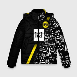 Куртка зимняя для мальчика Dortmund 20202021 ФОРМА, цвет: 3D-черный