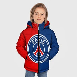 Куртка зимняя для мальчика ФК ПСЖ, цвет: 3D-красный — фото 2
