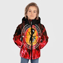 Куртка зимняя для мальчика FIRE, цвет: 3D-светло-серый — фото 2