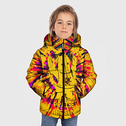 Куртка зимняя для мальчика DARK SOULS, цвет: 3D-светло-серый — фото 2