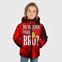 Куртка зимняя для мальчика DARK SOULS, цвет: 3D-черный — фото 2