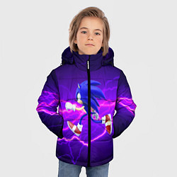 Куртка зимняя для мальчика Sonic Storm, цвет: 3D-черный — фото 2