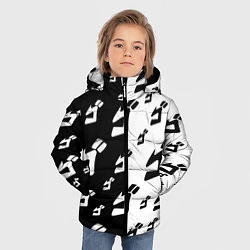 Куртка зимняя для мальчика JoJo Bizarre Adventure, цвет: 3D-светло-серый — фото 2