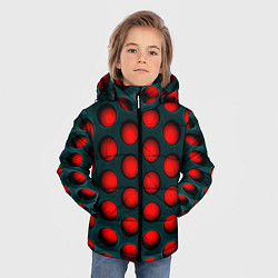 Куртка зимняя для мальчика Кошмар Трипофоба, цвет: 3D-черный — фото 2