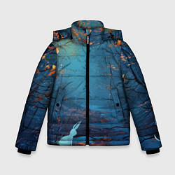 Куртка зимняя для мальчика Forest, цвет: 3D-черный