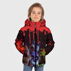 Куртка зимняя для мальчика Five Nights At Freddys, цвет: 3D-светло-серый — фото 2