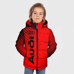 Куртка зимняя для мальчика AUDI АУДИ, цвет: 3D-светло-серый — фото 2